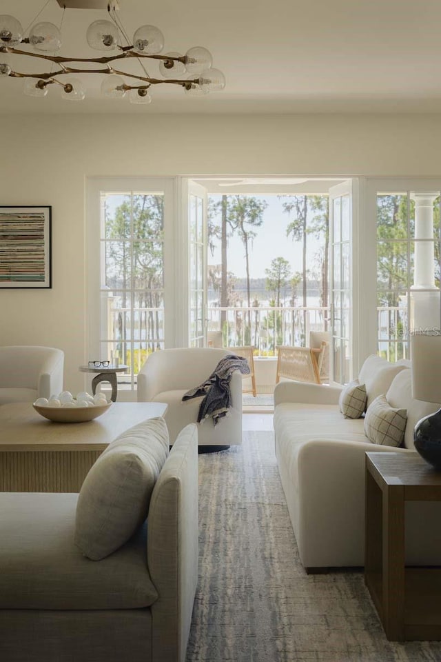 view of living room