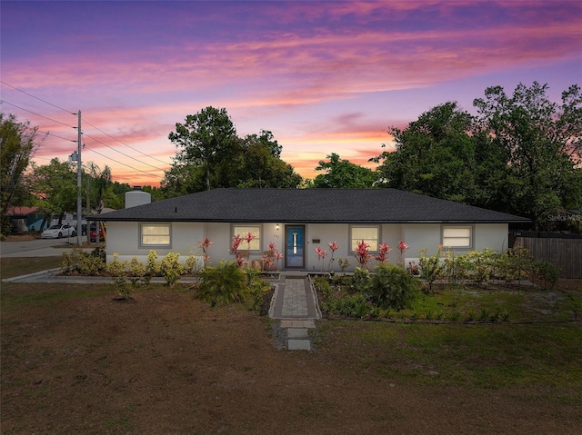 197 Flame Ave, Maitland, FL 32751 - view of front facade with a lawn, a chimney, and fence