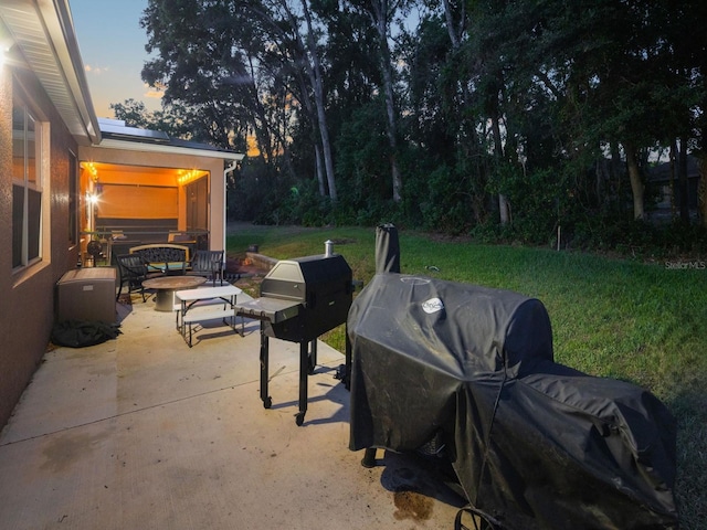 view of patio / terrace featuring outdoor lounge area