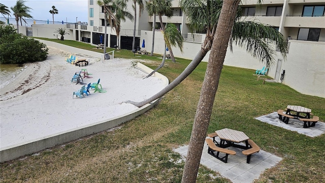 surrounding community featuring a yard