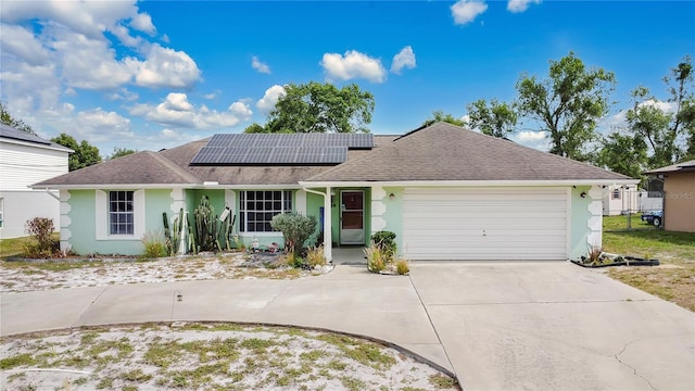 432 Taylorville St, Deltona, FL 32725 - ranch-style house with an attached garage, a shingled roof, stucco siding, and driveway