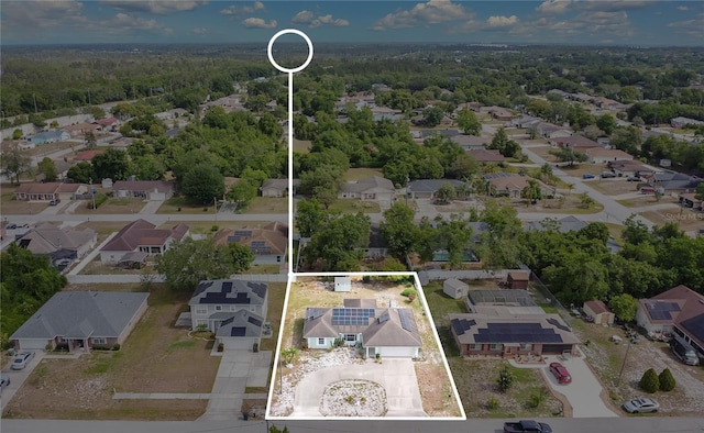 432 Taylorville St, Deltona, FL 32725 - aerial view with a wooded view and a residential view