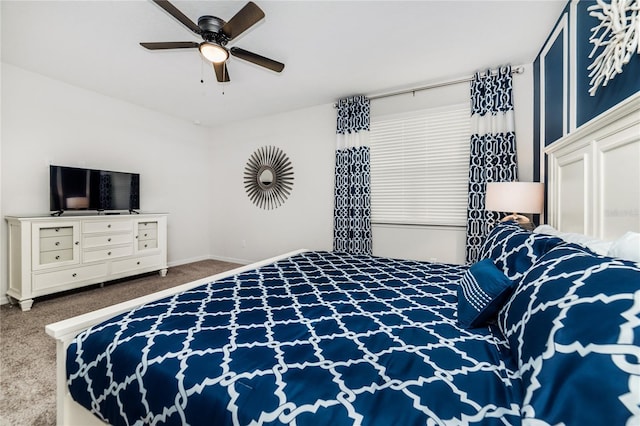 1781 Sawyer Palm Pl, Kissimmee, FL 34747 - carpeted bedroom featuring a ceiling fan and baseboards