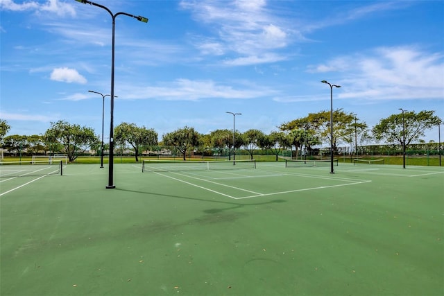 view of sport court