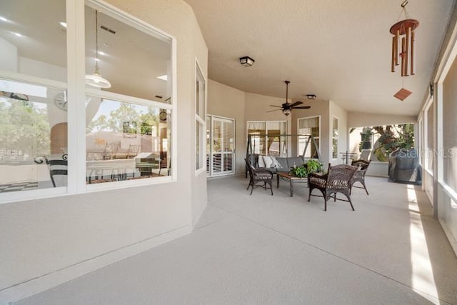 2082 Nexus Ct, Apopka, FL 32712 - view of patio / terrace featuring an outdoor living space and ceiling fan