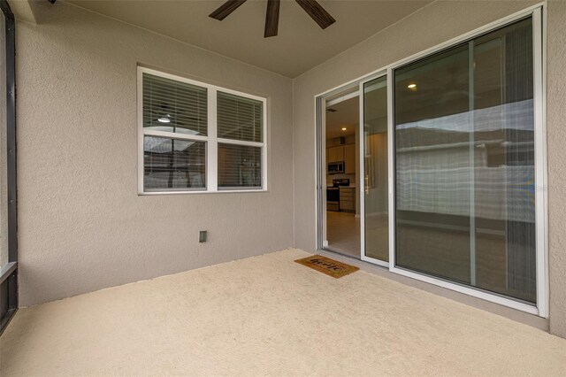 236 Pink Ibis Bnd, Saint Cloud, FL 34772 - view of patio with a ceiling fan