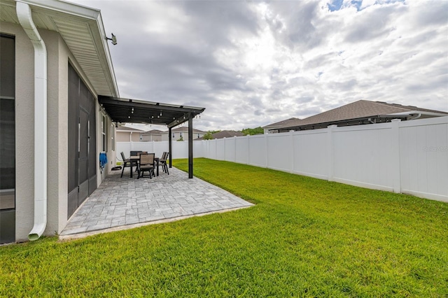 236 Pink Ibis Bnd, Saint Cloud, FL 34772 - view of yard with a patio area and a fenced backyard