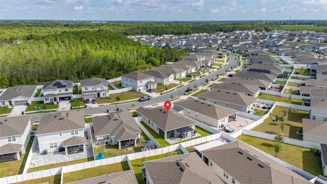 236 Pink Ibis Bnd, Saint Cloud, FL 34772 - aerial view featuring a forest view and a residential view