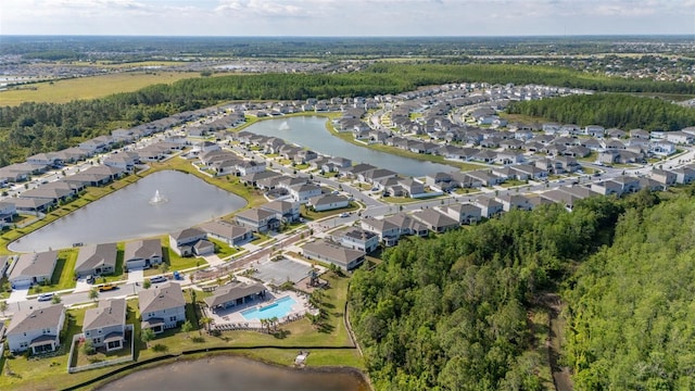 236 Pink Ibis Bnd, Saint Cloud, FL 34772 - birds eye view of property with a residential view and a water view