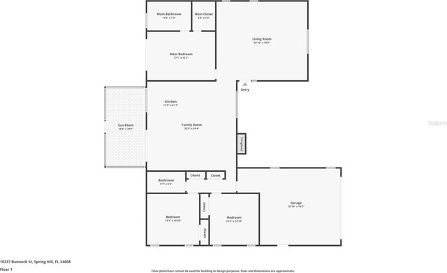 10237 Bannock St, Spring Hill, FL 34608 - view of layout