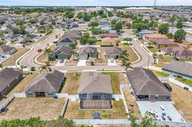 bird's eye view featuring a residential view