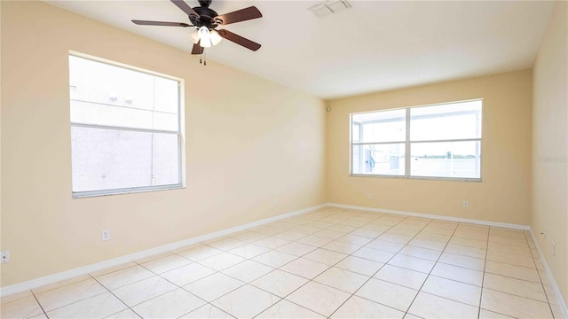 1204 Blackheath Ct, Davenport, FL 33897 - spare room featuring a ceiling fan and light tile patterned floors