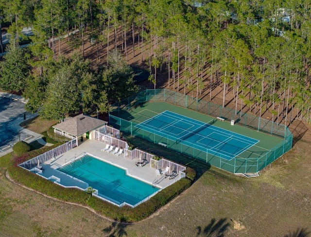 1204 Blackheath Ct, Davenport, FL 33897 - drone / aerial view of a pool area