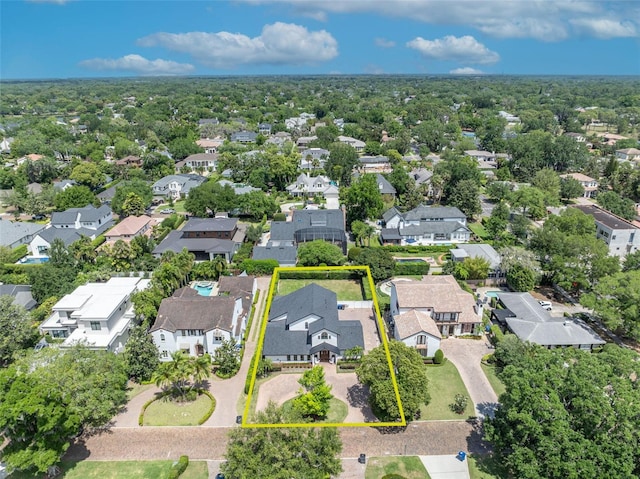 1661 Woodland Ave, Winter Park, FL 32789 - bird's eye view with a residential view