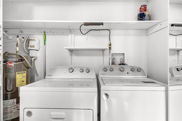 11 Escondido Cir Unit 110, Altamonte Springs, FL 32701 - laundry room with independent washer and dryer and electric water heater