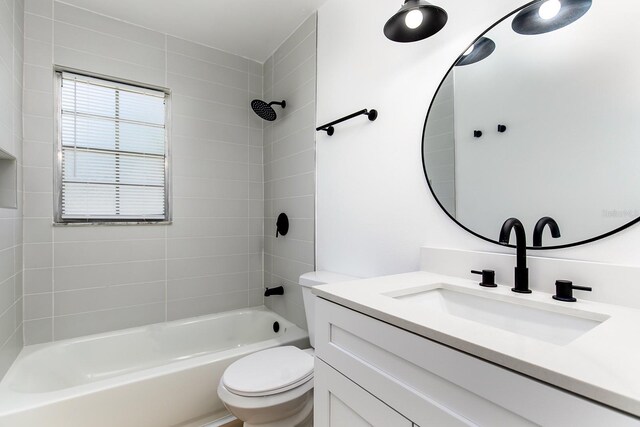 730 Georgia Ave, Longwood, FL 32750 - bathroom with shower / bathtub combination, toilet, and vanity