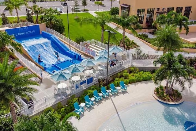 view of pool