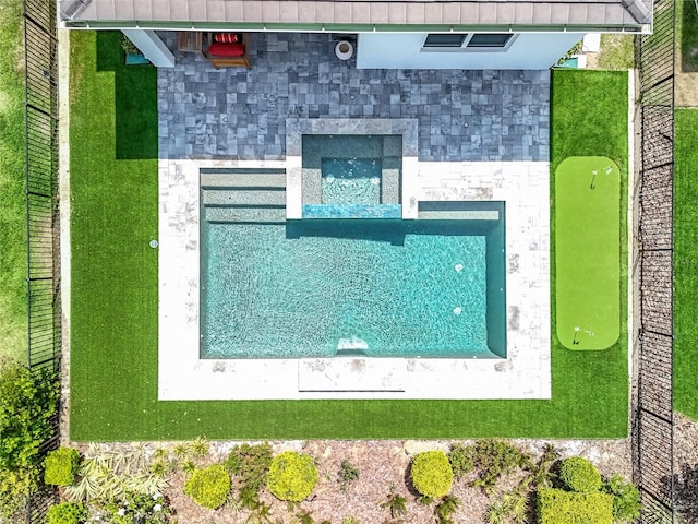 drone / aerial view