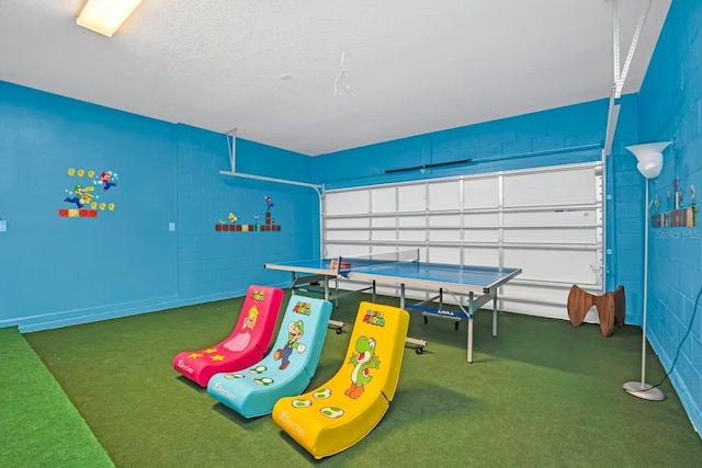 2616 Calistoga Ave, Kissimmee, FL 34741 - recreation room with a garage and carpet