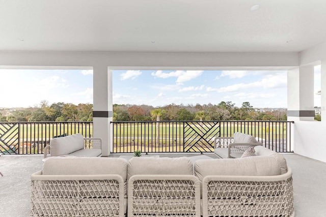 view of patio / terrace featuring outdoor lounge area