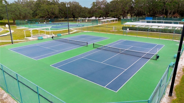 6419 Borg St, Leesburg, FL 34748 - view of sport court with fence