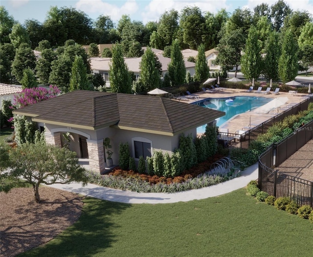 1096 Happy Forest Loop, Deland, FL 32720 - exterior space with a patio