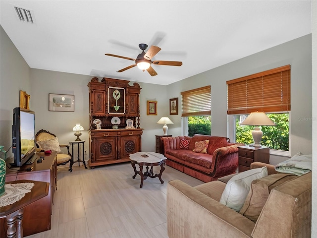 1139 Fairway Dr, Winter Park, FL 32792 - living area featuring ceiling fan