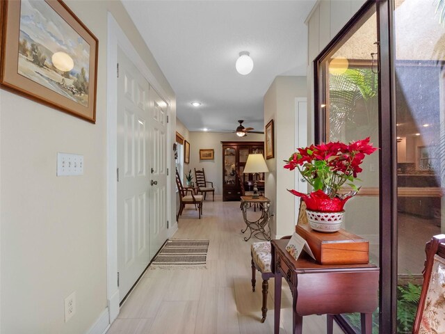 1139 Fairway Dr, Winter Park, FL 32792 - corridor with recessed lighting and baseboards