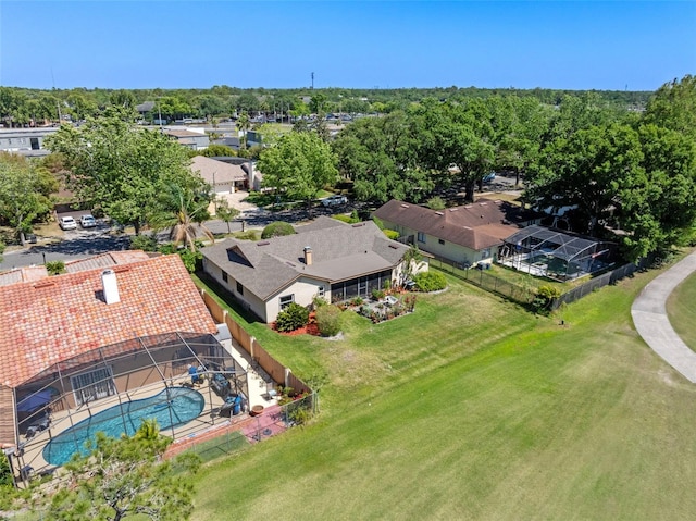 1139 Fairway Dr, Winter Park, FL 32792 - aerial view of residential area with a pool
