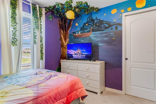 8814 Geneve Ct, Kissimmee, FL 34747 - bedroom with light colored carpet, baseboards, and multiple windows