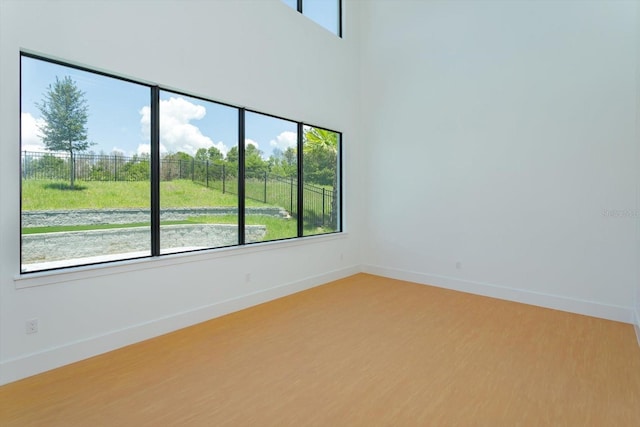 16825 Bolsena Dr, Montverde, FL 34756 - spare room featuring plenty of natural light and light wood-style flooring