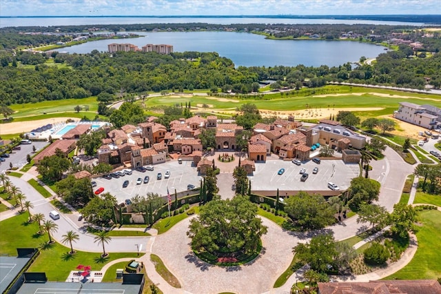 16825 Bolsena Dr, Montverde, FL 34756 - aerial view of a nearby body of water and a golf club