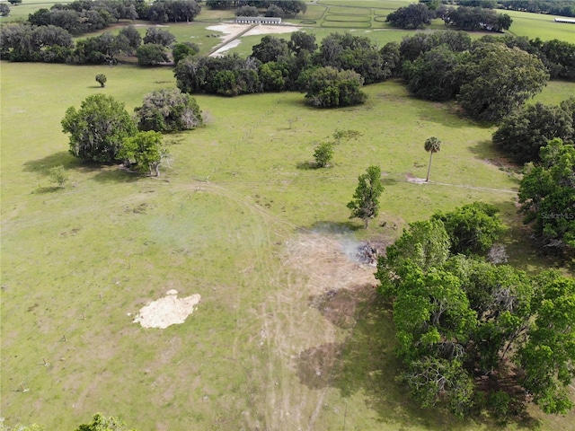drone / aerial view featuring a rural view