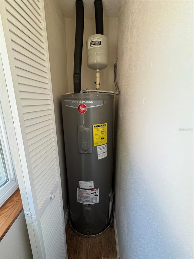 utilities featuring electric water heater