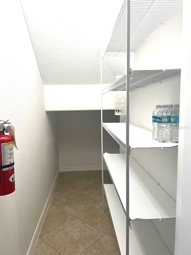 view of storage room