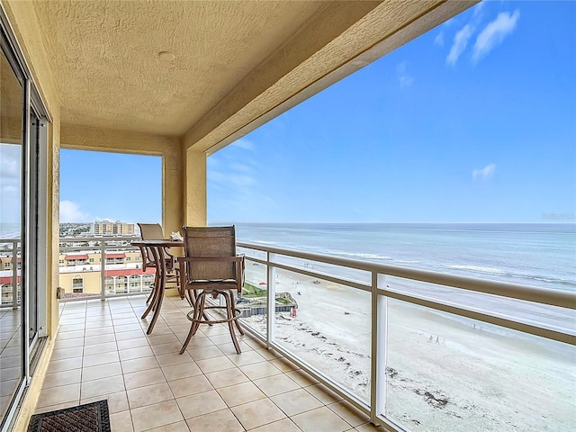 4071 S Atlantic Ave Unit 803, New Smyrna Beach, FL 32169 - balcony with view of water and beach