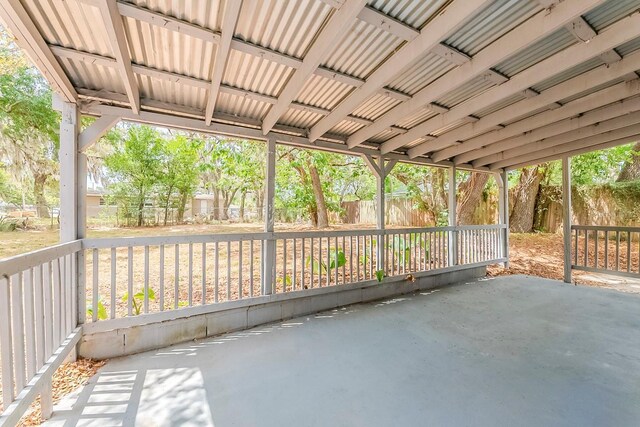 view of patio / terrace with a fenced backyard