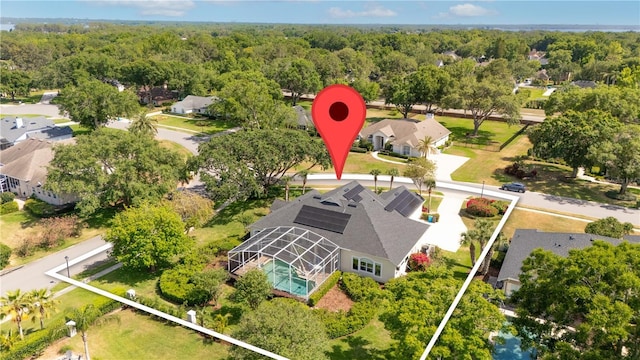 11401 Willow Stowe Ln, Windermere, FL 34786 - view of property location with property parcel outlined and a forest