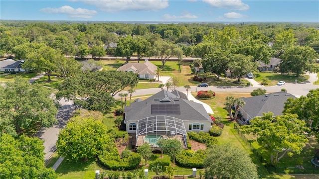 11401 Willow Stowe Ln, Windermere, FL 34786 - drone / aerial view of a heavily wooded area