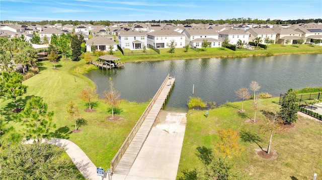 4905 Olivia Ct, Saint Cloud, FL 34772 - birds eye view of property featuring a water view and a residential view