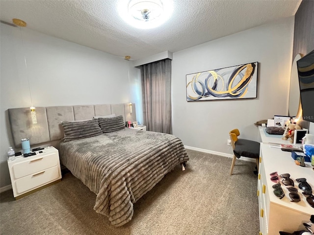 2926 Crest Wave Dr, Clermont, FL 34711 - bedroom with carpet, a textured ceiling, and baseboards