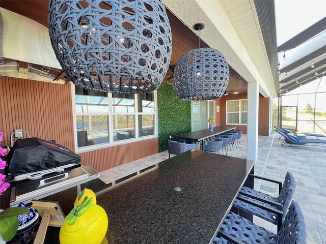 2926 Crest Wave Dr, Clermont, FL 34711 - view of patio with outdoor dining area and grilling area