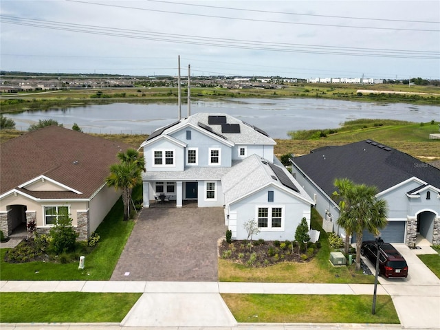 2926 Crest Wave Dr, Clermont, FL 34711 - view from above of property with a large body of water