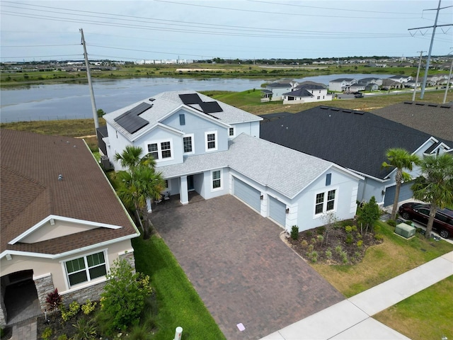 2926 Crest Wave Dr, Clermont, FL 34711 - view from above of property with a nearby body of water
