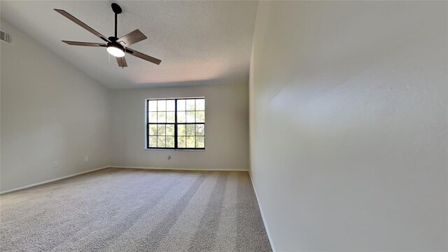 607 Northbridge Dr, Altamonte Springs, FL 32714 - unfurnished room featuring lofted ceiling, baseboards, carpet floors, and ceiling fan