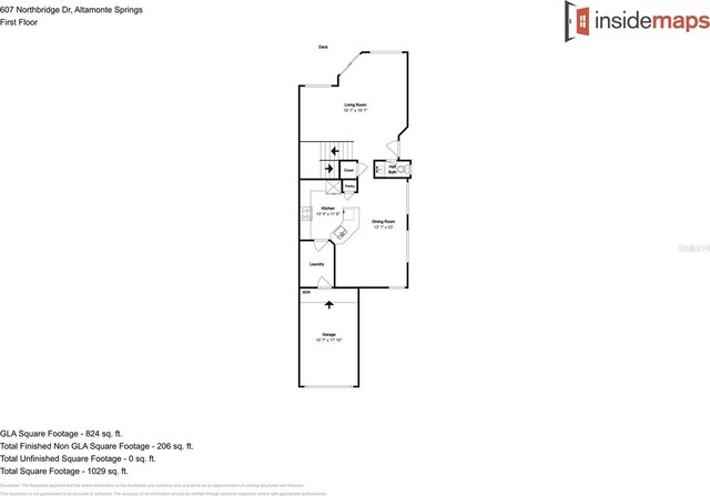 607 Northbridge Dr, Altamonte Springs, FL 32714 - view of layout