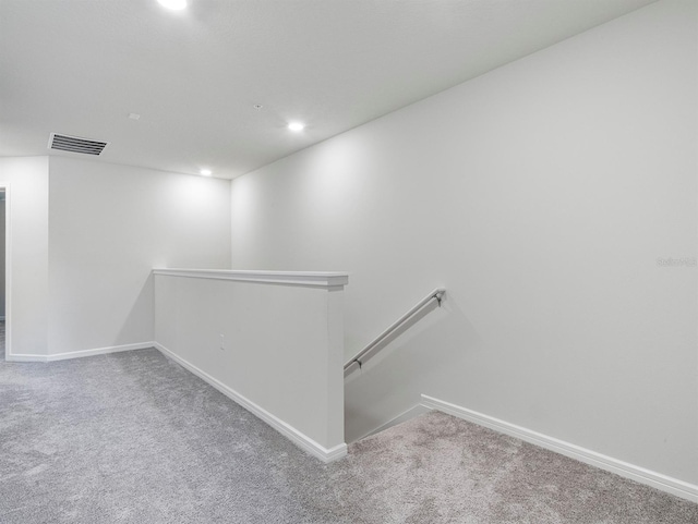 2812 Bright Bird Ln, Winter Park, FL 32792 - interior space with recessed lighting, visible vents, carpet flooring, and baseboards