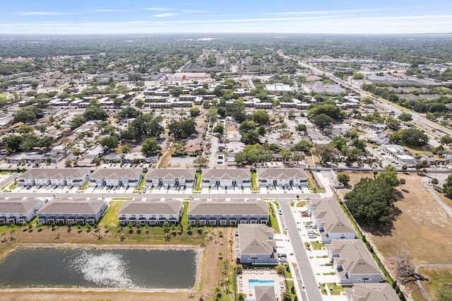 2812 Bright Bird Ln, Winter Park, FL 32792 - drone / aerial view featuring a water view and a residential view