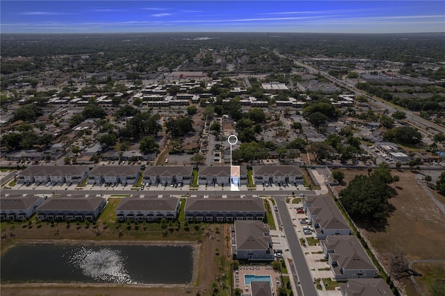 2812 Bright Bird Ln, Winter Park, FL 32792 - birds eye view of property featuring a water view