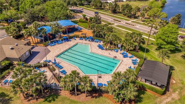 1114 Landale Ct, Orlando, FL 32828 - drone / aerial view of a pool area